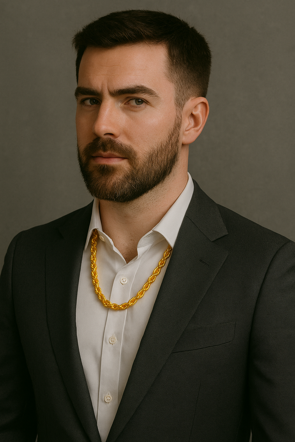 Collar de cadena tipo cuerda con corte de diamante de 24'' y 3 mm de oro amarillo de 10 k, 5,2 g
