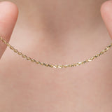 10k Real Yellow Gold Rope Chain Collection 1.2gm