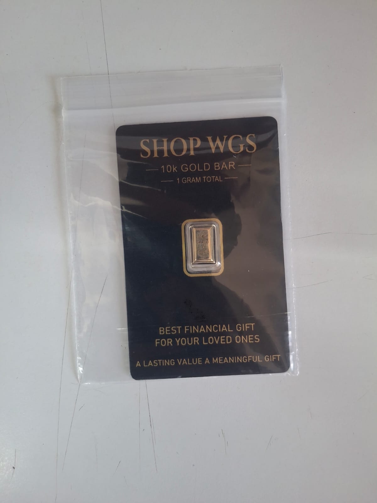 Authentic 10K Gold Bar – Wealth Gift & Investment Collectible