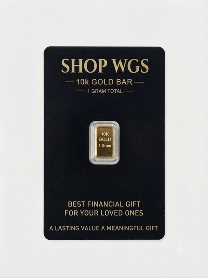 Authentic 10K Gold Bar – Wealth Gift & Investment Collectible