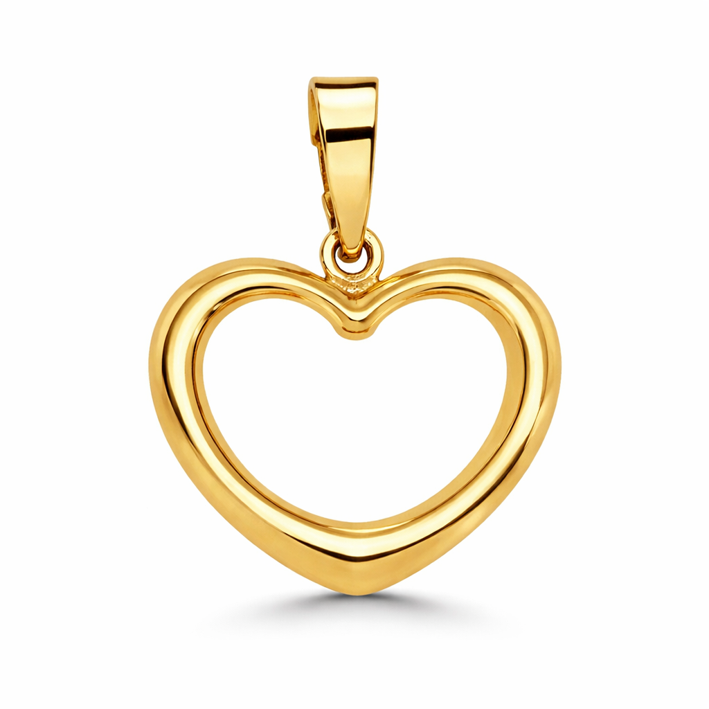 Colgante de cruz de oro amarillo macizo de 10 quilates con corte de diamante, 1,6 g (largo: 2,8 cm)