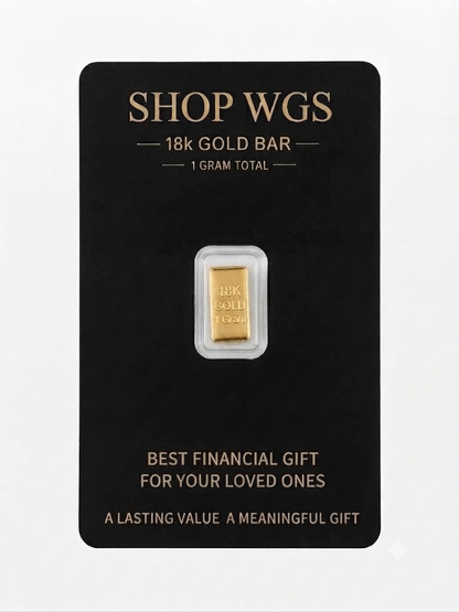 Authentic 18K Gold Bar – Wealth Gift & Investment Collectible
