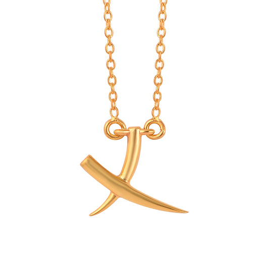 Eternal Embrace: Kiss Necklace in 925 Sterling Silver - 20 Inch