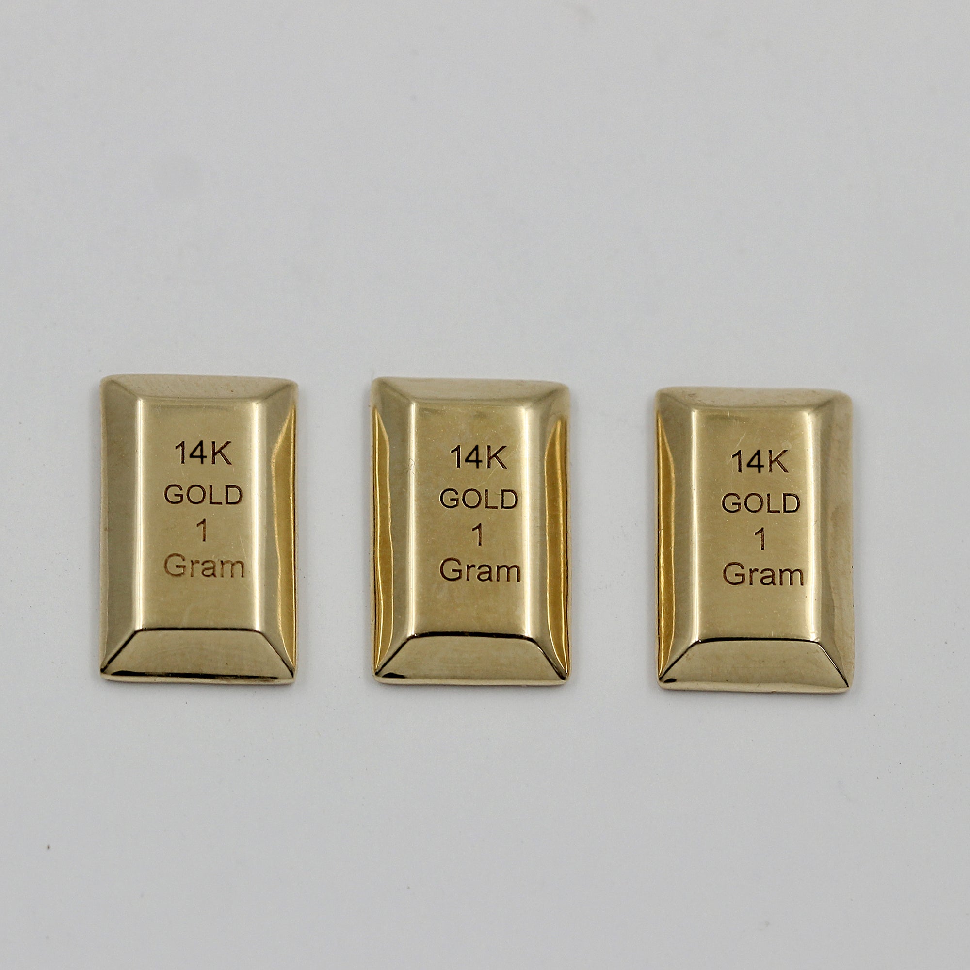 Buy 10K & 14K Yellow Gold 1 Gram Bar Set of 3 – Corporate