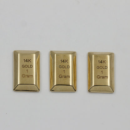 Exclusive 3-Gram Gold Bar Set (3 x 1g) in 14K Gold