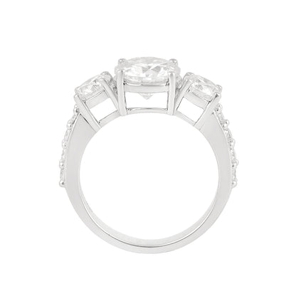 Nova Brilliance - D VVS1 Lab Created Moissanite Engagement Ring 3.25ct in 925 Sterling Silver