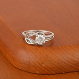 Nova Brilliance - VS EF Moissanite Love Knot Ring 1.00ct in 925 Silver