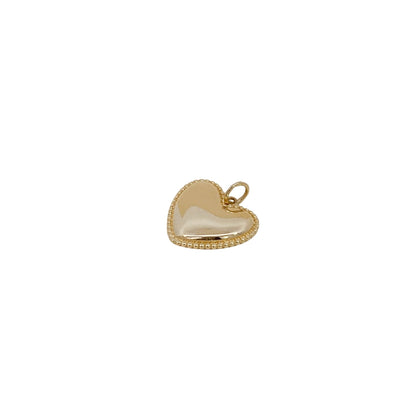 Colgante de cruz de oro amarillo de 10 k con corte de diamante, 1,6 g