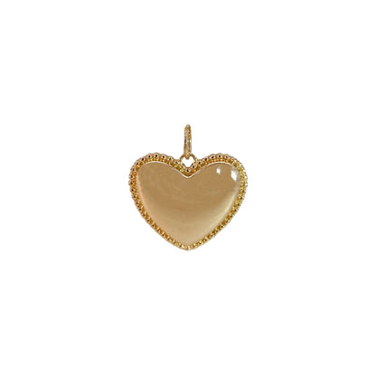 Colgante de cruz de oro amarillo de 10 k con corte de diamante, 1,6 g