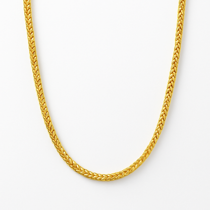 Oferta del mes: Collar de cadena tipo cuerda de oro amarillo auténtico de 10 quilates, 24'', 1,5 mm, corte de diamante, 1,8 g