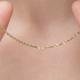 10k Real Yellow Gold Rope Chain 22 Inch 1.4gm