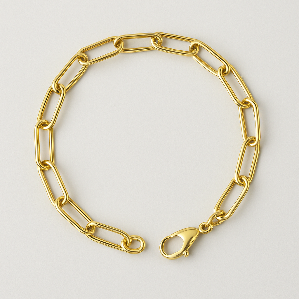 Pulsera italiana de oro amarillo macizo auténtico de 14 k con corte de diamante de 2,5 mm (19-20 cm) 