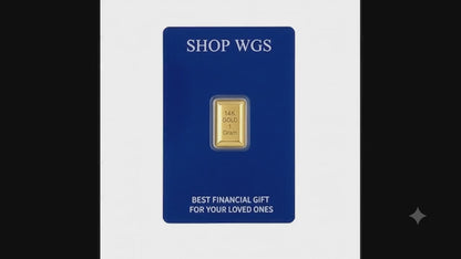 Authentic 14K Gold Bar – Wealth Gift & Investment Collectible