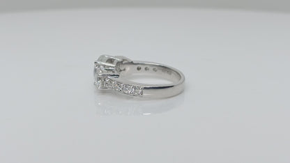 Nova Brilliance - D VVS1 Lab Created Moissanite Engagement Ring 3.25ct in 925 Sterling Silver