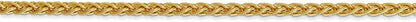 Italian 10k REAL Solid Yellow Gold 20" 3MM Spiga Diamond Cut Chain Necklace 6.4gm